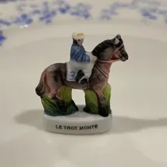 フェーブ　競馬　フェーヴ陶器インテリアミニチュア