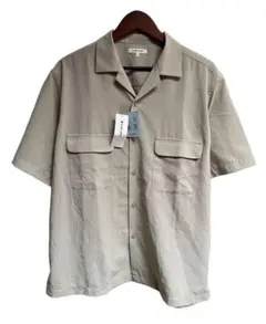 タグ付き　未使用　GLOBAL WORK ベージュ 半袖シャツ Lサイズ