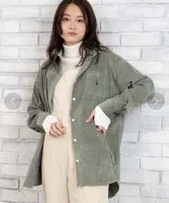 US POLO ASSN 別注 コーデュロイ ビッグシルエットシャツ 冬服 秋服