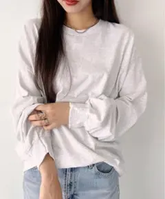 即日発送◎ ギルダン ロングスリーブカットソー ビッグシルエット クルーネックのサムネイル