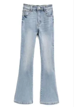 グレイル❤︎ハイウエストフレアデニムパンツ　ライトブルーXS