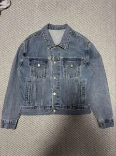 ライトブルー デニムジャケット　nugu clutch