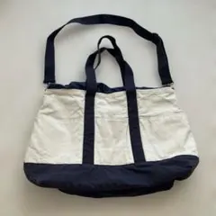 無印良品　キャンパス　トートバッグ