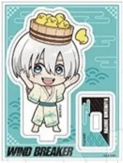 ウィンドブレーカー 梅宮一 トレーディングミニアクリルスタンド お風呂ver.