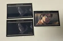 進撃の巨人 激￼動　場面写クリアカード　ハンジ￼ エレン