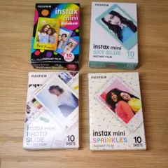 ✨️新品未使用✨️FUJIFILM instax mini フィルム 4種セット