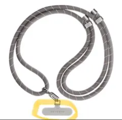 CASETiFY チャコール ショルダーストラップ