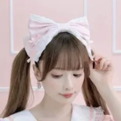 axes femme kawaii 斜めリボンカチューシャ ピンク 青木美沙子 - メルカリ