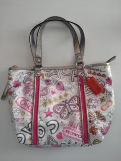 COACH ショルダーバッグ バタフライ柄