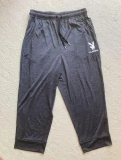 PLAYBOY グレー ジョガーパンツ L