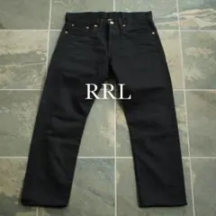 RRL スリムフィット 日本製セルビッジ デニム ブラック ラルフローレンのサムネイル