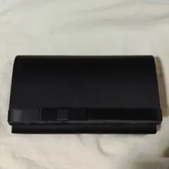 昭和レトロ＊黒　クラッチバッグ〈リボン〉　フォーマル　アンティーク