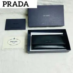 新品未使用正規品PRADAキーケース レザー　ブラック 6連キーケース品質証明書