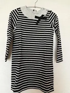 ☆新品☆ BeBeストライプ ワンピース 130㎝