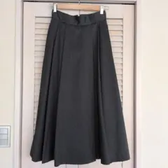 DANTON フレアスカート 36 グレーのサムネイル