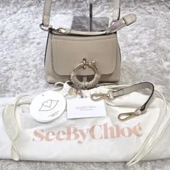 see by chloe joan カメラバッグ ジョアン グレージュ - メルカリ