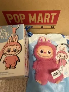 PIN FOR LOVE 【Q】イニシャル アルファベット ミニラブブ ピンク