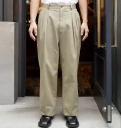 NEAT CHINO ニートチノ パンツ スラックス 48 アイボリー - メルカリ