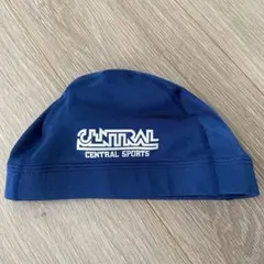 セントラルスポーツ スイミングキャップ　紺色　Mサイズ