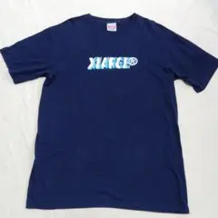 XLARGE ネイビー ロゴプリント TシャツXLメンズ