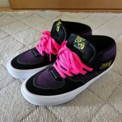 VANS HALF CAB ブラック/パープル/ピンク ハイカット 26.5cm