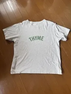 NATURAL LAUNDRY THYME ロゴ Tシャツ グレー サイズ2のサムネイル