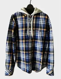 最終値下げ！人気TOMMYフード付きチェックネルシャツ ジャケット美品