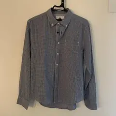 F/ CREATION CUBE メンズ　チェック柄　長袖シャツ L 生地薄め