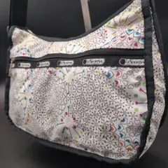 【美品】LeSportsac レスポートサックカラフル花柄 ショルダーバッグ