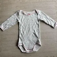 PETIT BATEAU 花柄ボディスーツ 6m