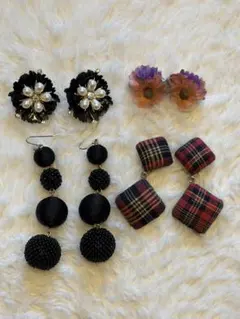 大ぶりピアス イヤリング 4点セット ZARA H&M 韓国アクセ