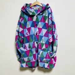 TITICACA チチカカ　ポンチョ風　ルームウェア フード付き　フリース