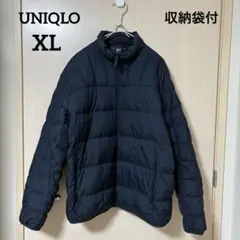 UNIQLO ウルトラライトダウンジャケット 3Dカット XL ネイビー 収納袋