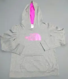 麃*公様 未使用品 THE NORTH FACE フード付きパーカー グレー/ピ