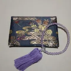 御念珠入れ　数珠入れ　No.930　金襴　ハンドメイド