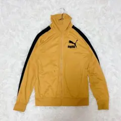 希少✨ PUMA T7 ’68トラックジャケット　ワンポイントロゴ イエロー黄色