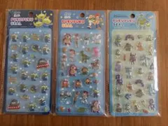 ディズニー　PUKU PUKUシール3枚