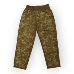 ブラウン リーフワイドパンツ シェフパンツ メンズ B120