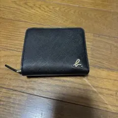 新品・未使用✨アニエスベー エンボスレザー 本革 ゴールド金具 二つ折り財布 vectorpremium_165-402505160241