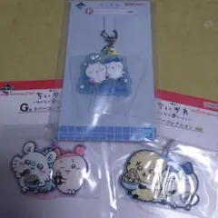 ちいかわ　一番くじ　ラバーコレクション　銭湯　ラーメン　ラバーチャーム　ハチワレ