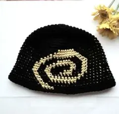 ぐるぐる　2 クラッシャーハット　クロシェハット　バケットハット