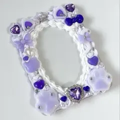 ホイップデコ トレカケースデコ 硬質カードケースデコ 紫