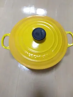 LE CREUSET 両手鍋 25cm オレンジ ノベルティ付 - メルカリ