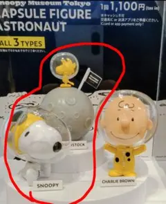 スヌーピーミュージアム限定　スヌーピー　　　　ガチャガチャ　2体セット