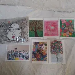 Noritake Kinashi ポストカードセット6種＋クリアケース