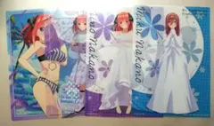 五等分の花嫁　クリアポスターコレクション　二乃　三玖