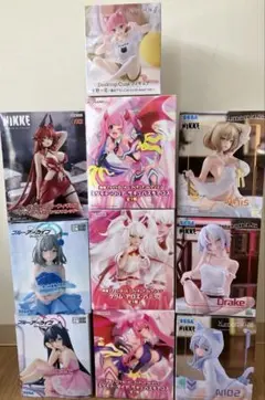 美少女フィギュアセット 麻雀ファイトガール、NIKKE、ブルアカユメミライズ 他