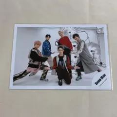 【86】SnowMan 公式写真 1枚 阿部 岩本 佐久間 目黒 ラウール
