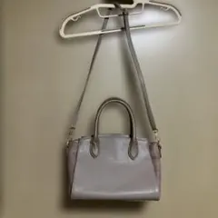 ミッシェルクラン　ショルダーバッグ　ハンドバッグ　2WAY ベージュ　MK