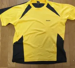 Reebok Tシャツ イエロー ブラック スポーツ　速乾のサムネイル